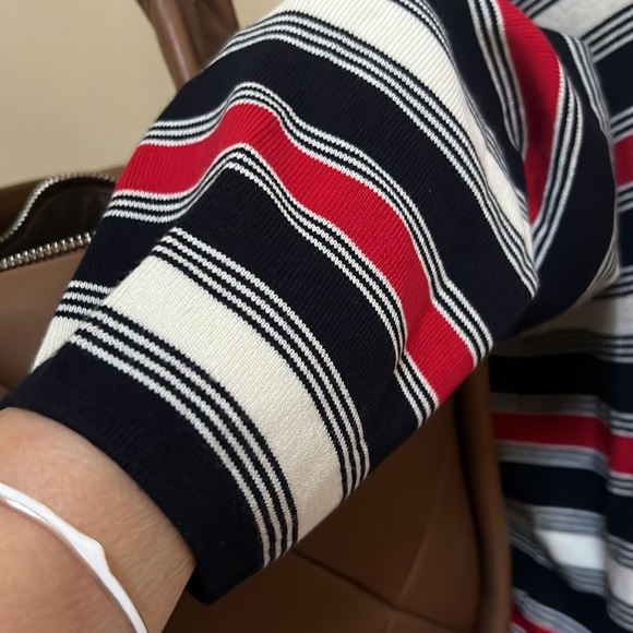 TALBOTS TRICOLOR BLOCK STRIPE SWEATER - Picture 7 of 11